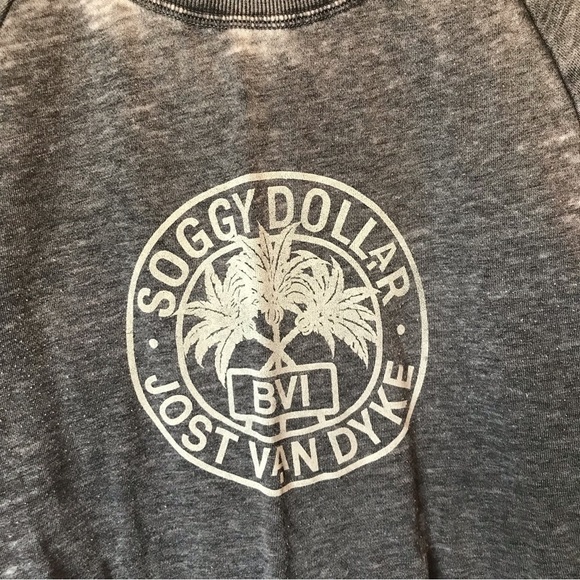 ALTERNATIVE BVI distressed sweatshirt.  Grey. Women’s size small. - Picture 4 of 7